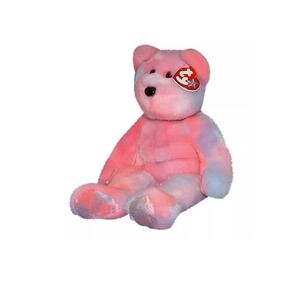 Beanie Babies Clubby Official Club Bear 5th Anniversary Edition Pink 13 Inch New